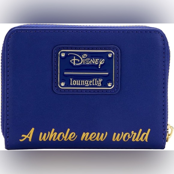 LOUNGEFLY DISNEY ALADDIN 30TH ANNIVERSARY ZIP AROUND WALLET - Picture 3 of 15